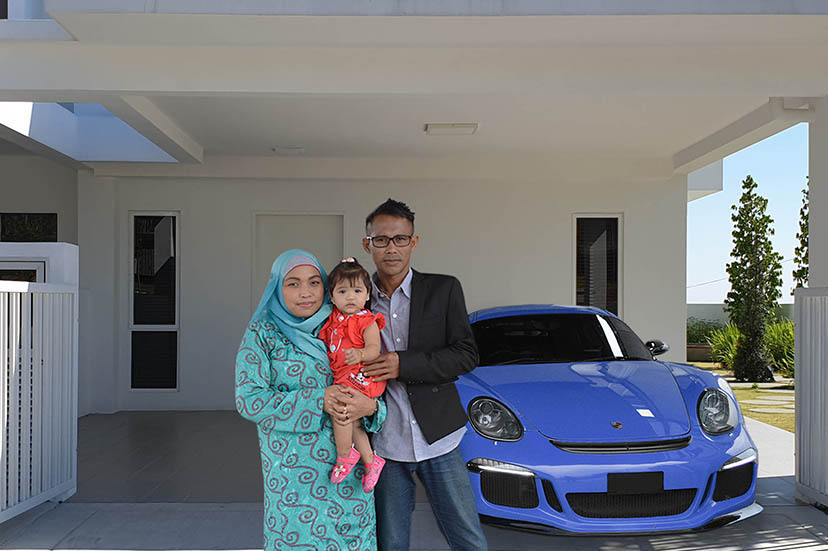 kereta mewah porsche bayar cash guna jutawan app